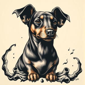 Samson Dachshund Tattoo