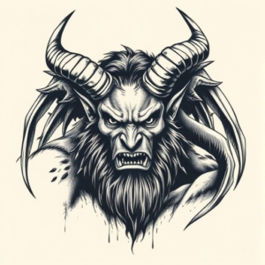 Samson Demon Tattoo