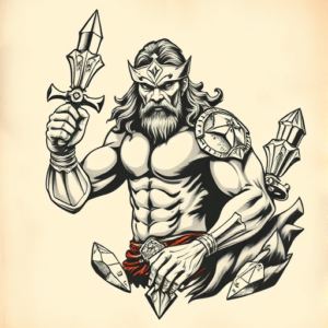 Samson Diamond Tattoo