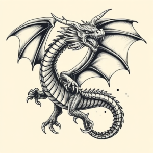 Samson Dragon Tattoo