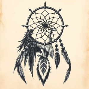 Samson Dreamcatcher Tattoo