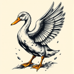 Samson Duck Tattoo