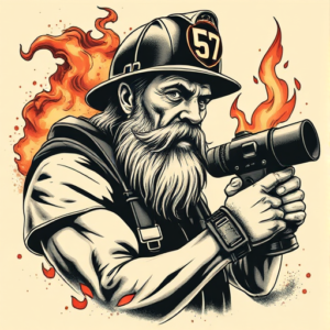 Samson Firefighter Tattoo