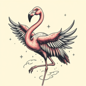 Samson Flamingo Tattoo