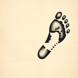 Samson Footprint Tattoo