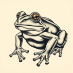 Samson Frog Tattoo