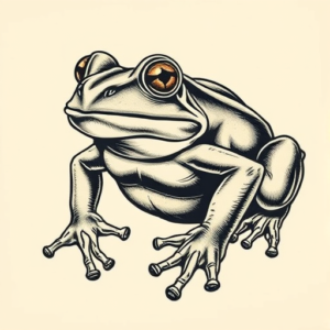 Samson Frog Tattoo