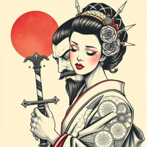 Samson Geisha Tattoo