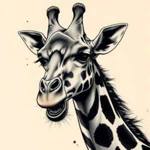 Samson Giraffe Tattoo