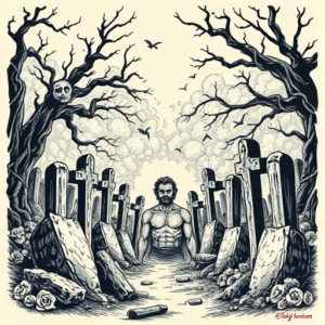 Samson Graveyard Tattoo