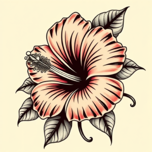 Samson Hibiscus Tattoo