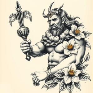 Samson Honeysuckle Tattoo