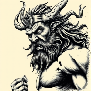 Samson Horror Tattoo