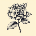 Samson Hydrangea Tattoo