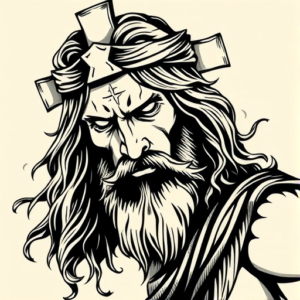 Samson Jesus Tattoo