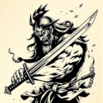 Samson Katana Tattoo