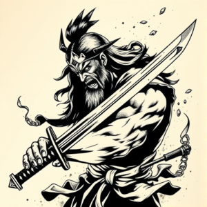 Samson Katana Tattoo