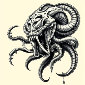 Samson Kraken Tattoo