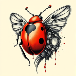 Samson Ladybug Tattoo