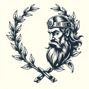 Samson Laurel Tattoo