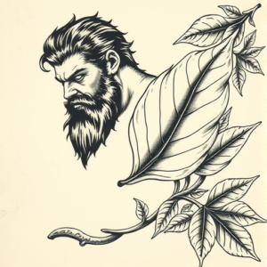 Samson Leaf Tattoo