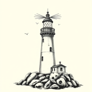Samson Lighthouse Tattoo