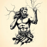 Samson Lightning Tattoo