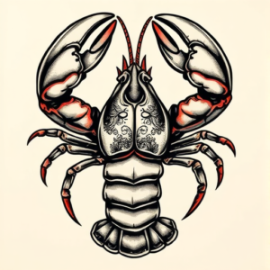 Samson Lobster Tattoo