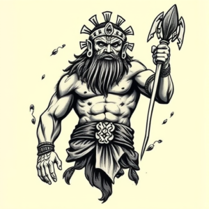 Samson Mictlantecuhtli Tattoo