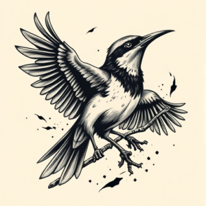 Samson Mockingbird Tattoo