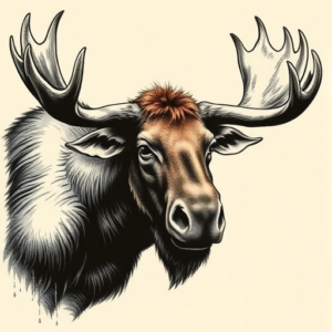 Samson Moose Tattoo
