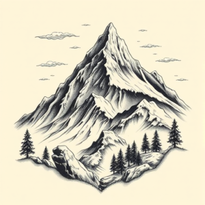Samson Mountain Tattoo