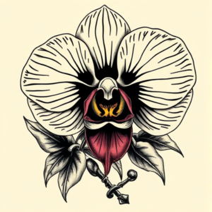 Samson Orchid Tattoo