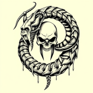 Samson Ouroboros Tattoo