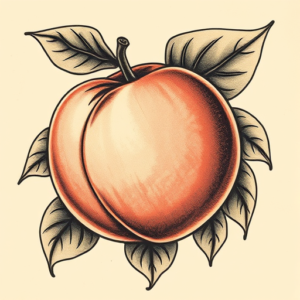Samson Peach Tattoo
