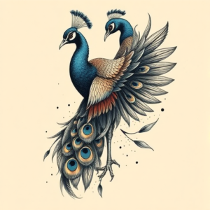 Samson Peacock Tattoo