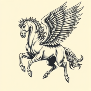 Samson Pegasus Tattoo