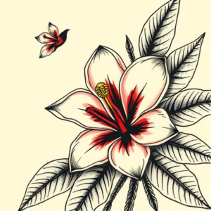 Samson Plumeria Tattoo