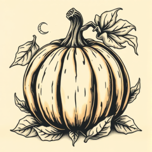 Samson Pumpkin Tattoo