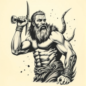 Samson Rock Tattoo