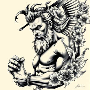 Samson Sampaguita Tattoo