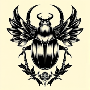 Samson Scarab Tattoo