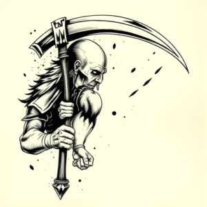 Samson Scythe Tattoo