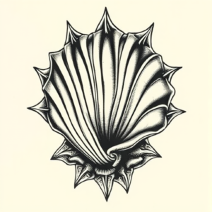 Samson Seashell Tattoo