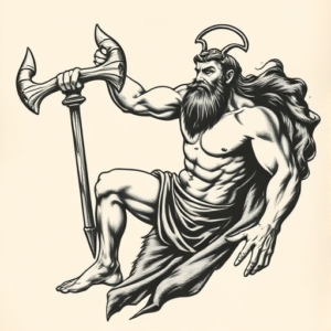 Samson Sisyphus Tattoo