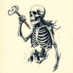 Samson Skeleton Tattoo