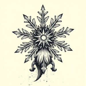 Samson Snowflake Tattoo
