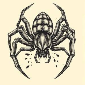 Samson Spider Tattoo