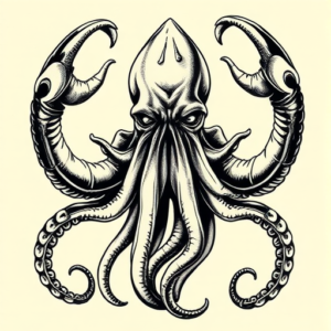 Samson Squid Tattoo