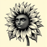 Samson Sunflower Tattoo